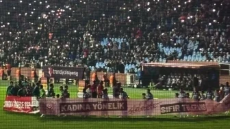 Trabzonspor ve Konyaspor'dan kadına şiddete karşı anlamlı mesaj