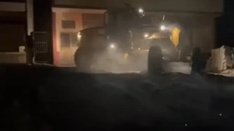 Şalpazarı'nda Ulaşım Altyapısı İçin 7/24 Asfalt Çalışmaları Devam Ediyor