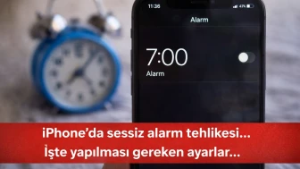 iPhone'da sessiz alarm tehlikesi... İşte yapılması gereken ayarlar...