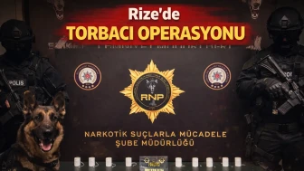 Rize’de torbacı operasyonu