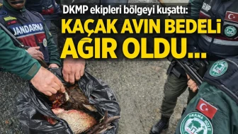 Rize'de yasadışı av yapanlara 71 bin TL ceza kesildi!