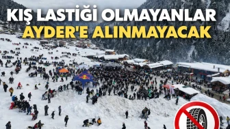 Kış Lastiği Olmayanlar Ayder'e Alınmayacak