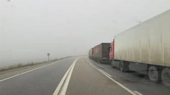 Hamzabeyli Sınır Kapısı'nda TIR Kuyruğu 16 Kilometreyi Aştı!