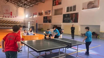Arhavi'de Masa Tenisi Yıldız Erkekler İlçe Birinciliği sona erdi