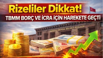 Rizeliler Dikkat! TBMM Borç ve İcra İçin Harekete Geçti
