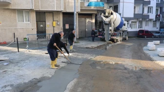 Arhavi'de doğalgaz altyapısı sonrası yol onarımları hız kesmeden devam ediyor