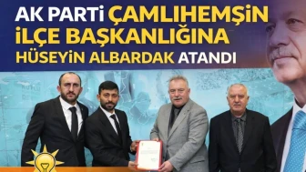 AK Parti Çamlıhemşin İlçe Başkanlığına Hüseyin Albardak atandı