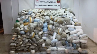 Hakkâri'de 348 kilo uyuşturucu ele geçirildi