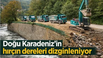 Doğu Karadeniz’in hırçın dereleri dizginleniyor