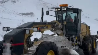 Çirişli Geçidi'nde Karla Mücadele Ekipleri Özveriyle Çalışıyor