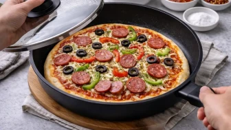 Gelinim Mutfakta Tavada Anne Pizza Tarifi: Tavada Anne Pizza Nasıl Yapılır?