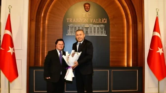 Down sendromlu sporcu Enes Yılmaz'dan Vali Şahin'e anlamlı ziyaret