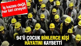 2025’te 94’ü çocuk binlerce kişi hayatını kaybetti: İş kazası değil, her biri cinayet