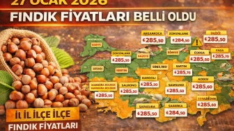 27 Ocak 2026 fındık fiyatları belli oldu