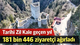 Tarihi Zil Kale geçen yıl 181 bin 446 ziyaretçi ağırladı