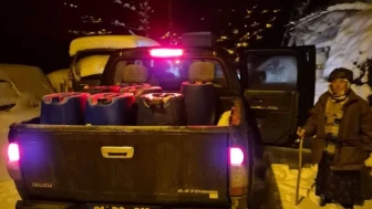 Şalpazarı'nda karla mücadele: Acil sağlık hizmetleri halkın yanında