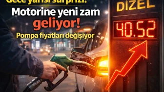 Geceye Damga Vuran Gelişme: Motorin Fiyatlarına Yeni Artış! Pompa Fiyatları Yeniden Güncelleniyor