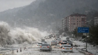 Rize Fındıklı'daki Sahil İşletmesi Tsunami Korkusunu Hissederek Şok Yaşadı!