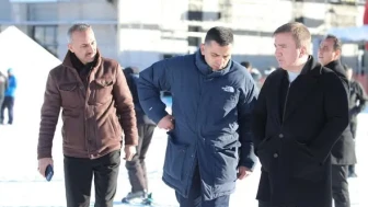 Vali Hamza Aydoğdu’dan Ergan Dağı Kayak Merkezi’ne Ziyaret