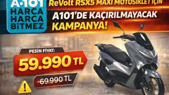 ReVolt RSX5 Maxi Motosiklet İçin A101'de Kaçırılmayacak Kampanya!
