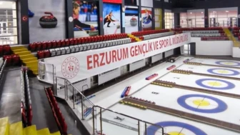 Erzurum’un Yenilenen Curling Spor Kompleksi Çok Branşlı Hizmet Vermeye Başladı