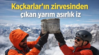 Kaçkarlar’ın zirvesinden çıkan yarım asırlık iz
