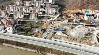 Araklı'da taşkın riskini azaltmak için önemli proje devam ediyor