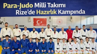 Para-Judo Milli Takımı Rize'de Hazırlık Kampında