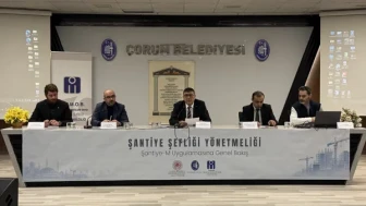 Çorum'da İnşaat Sektörüne Yönelik Şantiye Şefliği Semineri Gerçekleşti