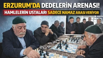 Erzurum'da dedelerin arenası! Hamlelerin ustaları sadece namaz arası veriyor
