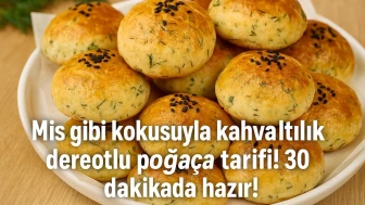 30 Dakikada Hazırlanan Dereotlu Poğaça Tarifiyle Sofralarınızı Şenlendirin!