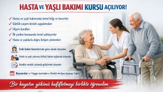 Vakfıkebir Halk Eğitimi Merkezi’nden 'Hasta ve Yaşlı Bakımı Kursu' Duyurusu