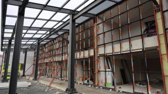 Arhavi'de Yeni Otogarın Dış Cephe Çalışmaları Sona Yaklaşıyor