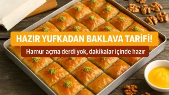 Bayramda Pratik Baklava Tarifi: Usta Lezzeti Efsane Hazır Yufkadan!