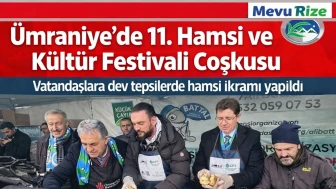 Ümraniye’de 11. Hamsi ve Kültür Festivali Coşkusu