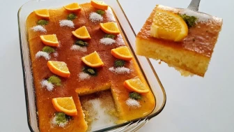 Rize’de İftar Tatlısı Önerisi: Portakallı Revani