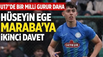 U17'de bir Milli Gurur daha: Hüseyin Ege Maraba'ya ikinci davet