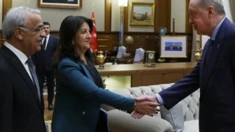 Erdoğan, DEM Parti İmralı heyetini Cumhurbaşkanlığı Külliyesi'nde ağırladı