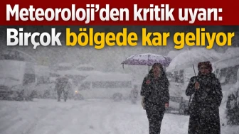 Türkiye'de yağmur ve kar uyarısı: Doğu'da çığ tehlikesi!