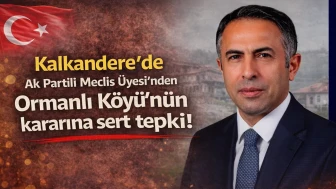 Kalkandere'de Ak Partili Meclis Üyesi'nden Ormanlı Köyü'nün kararına sert tepki!