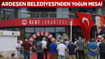 Ardeşen Belediyesi’nden Yoğun Mesai
