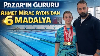 Pazar’ın Gururu Ahmet Miraç Aydın’dan 6 Madalya