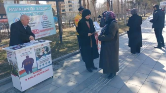 Bayburt'ta Ramazan'da Sağlık Programı ile Farkındalık Etkinliği Düzenlendi