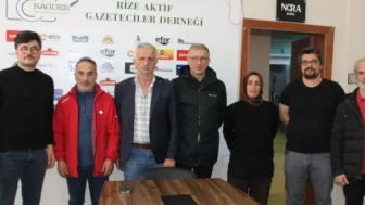 Rize Aktif Gazeteciler Derneği'nde Mustafa Bayrak yeniden başkan seçildi!