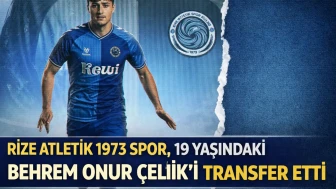 Rize Atletik 1973 Spor, 19 yaşındaki Behrem Onur Çelik'i transfer etti
