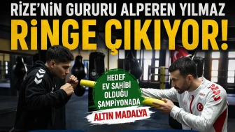 Rize’nin Gururu Alperen Yılmaz Ringe Çıkıyor: Hedef Ev Sahibi Olduğu Şampiyonada Altın Madalya