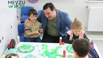 Ardeşen Kaymakamı Ferhat Altay'dan Anaokuluna Anlamlı Ziyaret
