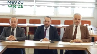 Rize'de İlçe Müftüleri Buluşması Pazar Günü Yapıldı