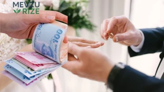 Rize'de Evlenecek Gençlere 250 Bin TL’ye Kadar Faizsiz Destek! Başvurular Başladı