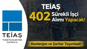 TEİAŞ 402 Sürekli İşçi Alımı Yapacak! Kontenjan ve Şartlar Yayımladı!